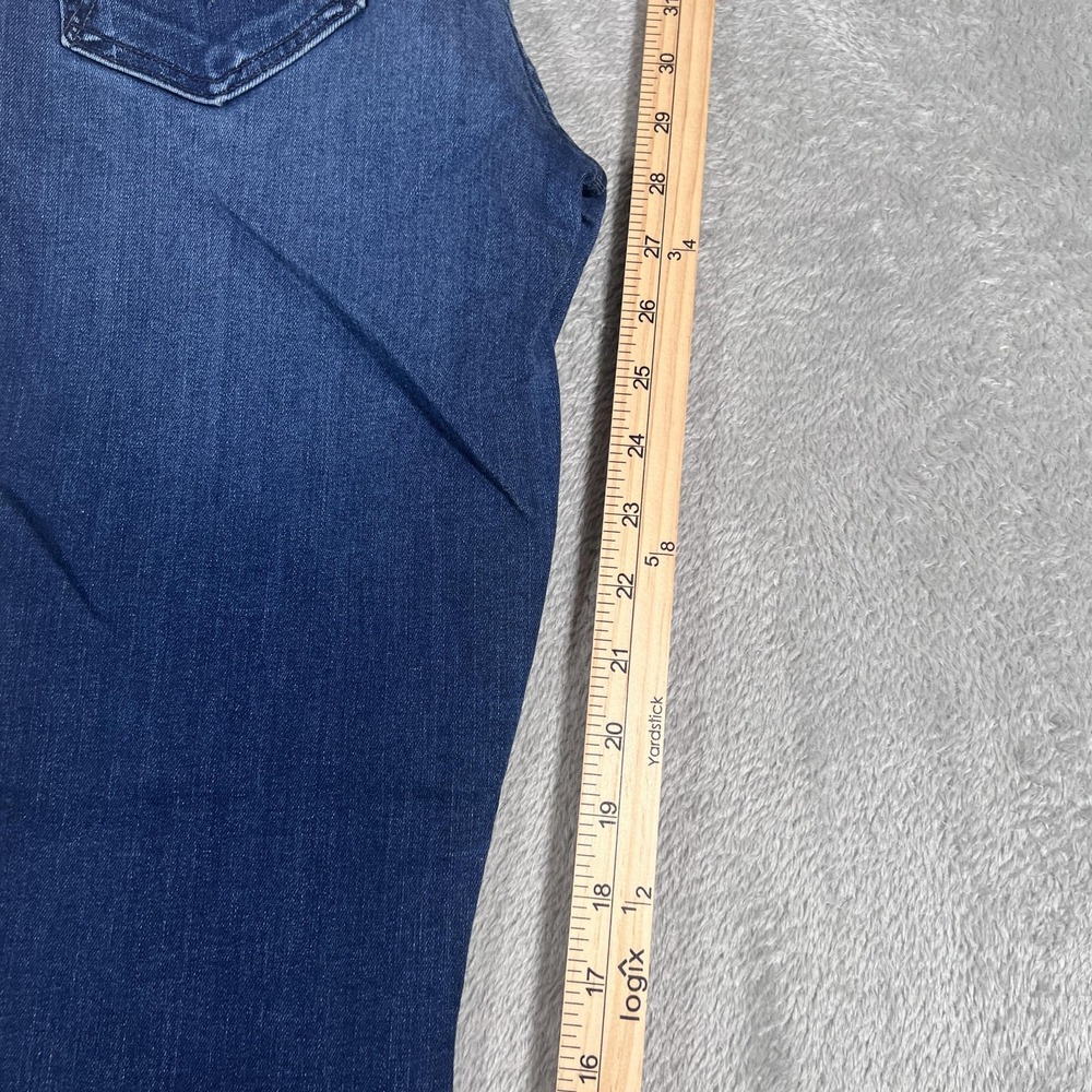 Mother Jeans Womens 27 Blue Dark Wash Skinny Stretch Denim Mid Rise Classic - Picture 8 of 11